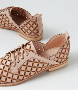 ALLOSIER DJ NUDE TAN LEATHER