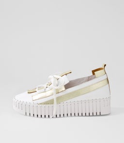 BARANTS DJ WHITE PALE GOLD LEATHER