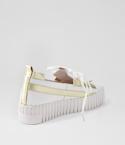 BARANTS DJ WHITE PALE GOLD LEATHER