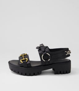 BRIMING DJ BLACK BLACK SOLE LEATHER