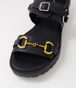 BRIMING DJ BLACK BLACK SOLE LEATHER