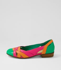 DODDO DJ BRIGHT EMERALD ORANGE MULTI