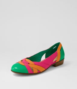 DODDO DJ BRIGHT EMERALD ORANGE MULTI