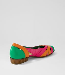 DODDO DJ BRIGHT EMERALD ORANGE MULTI