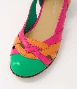 DODDO DJ BRIGHT EMERALD ORANGE MULTI