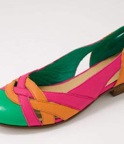 DODDO DJ BRIGHT EMERALD ORANGE MULTI