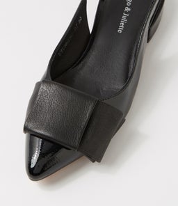 EVENNING DJ BLACK PATENT LEATHER