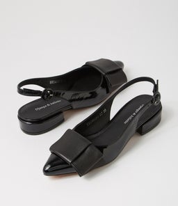 EVENNING DJ BLACK PATENT LEATHER