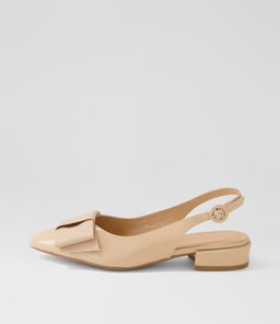 EVENNING DJ NUDE PATENT LEATHER