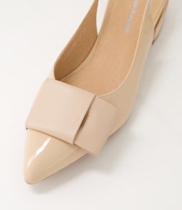 EVENNING DJ NUDE PATENT LEATHER