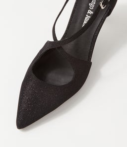 ELECTRIK DJ BLACK SPARKLE FABRIC