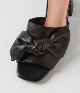 FINCHY DJ BLACK BLACK HEEL LEATHER