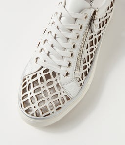 FLYNNG DJ WHITE WHITE SOLE LEATHER