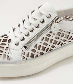 FLYNNG DJ WHITE WHITE SOLE LEATHER
