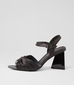 HIVON DJ CLEAR BLACK SATIN VINYLITE LEATHER
