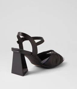 HIVON DJ CLEAR BLACK SATIN VINYLITE LEATHER