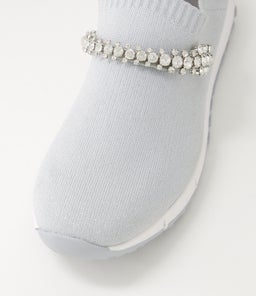 JOLO DJ MISTY SILVER TRIM FABRIC
