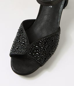 JUBA DJ BLACK SHIMMER LEATHER JEWELS