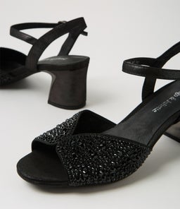 JUBA DJ BLACK SHIMMER LEATHER JEWELS