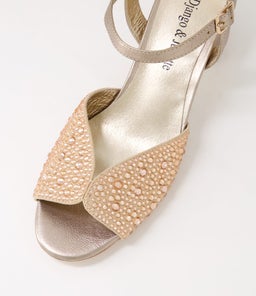JUBA DJ CHAMPAGNE LEATHER JEWELS