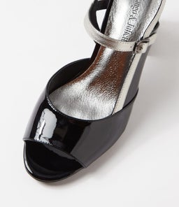 KORNEL DJ BLACK ARGENTO PATENT LEATHER
