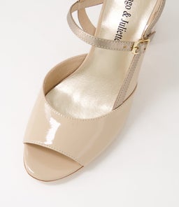 KORNEL DJ CAFE CHAMPAGNE PATENT LEATHER