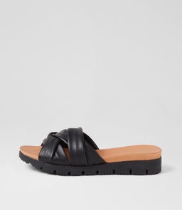 LIIKE DJ BLACK BLACK SOLE LEATHER