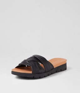 LIIKE DJ BLACK BLACK SOLE LEATHER
