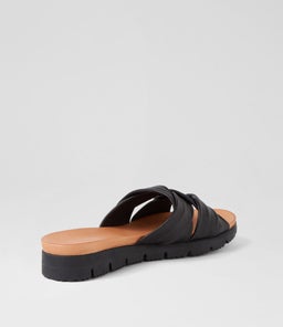 LIIKE DJ BLACK BLACK SOLE LEATHER