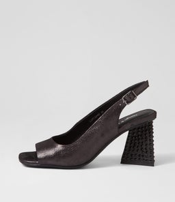 LANTOS DJ BLACK SHIMMER LEATHER JEWELS