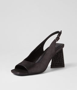 LANTOS DJ BLACK SHIMMER LEATHER JEWELS