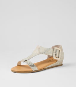 HUNTLEE DJ GOLD&BEIGE LEATHER