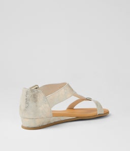 HUNTLEE DJ GOLD&BEIGE LEATHER