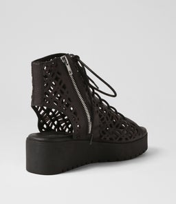 OLAVA DJ BLACK BLACK SOLE LEATHER