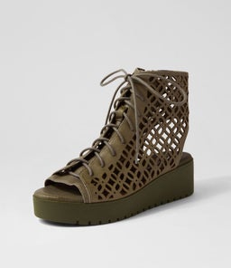 OLAVA DJ OLIVE OLIVE SOLE LEATHER