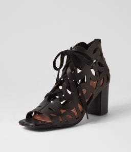 PONTICE DJ BLACK BLACK HEEL LEATHER