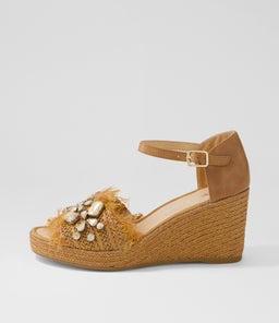 PURLEY DJ TAN TAN SYN RAFFIA LEATHER