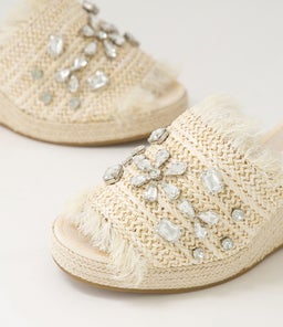 PITCHY DJ BEIGE SYN RAFFIA