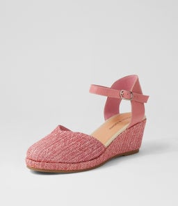 RASTAN DJ PINK PRETTY PINK SYN RAFFIA LEATHER