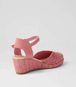 RASTAN DJ PINK PRETTY PINK SYN RAFFIA LEATHER
