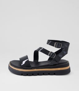 SELIMA DJ BLACK PATENT LEATHER