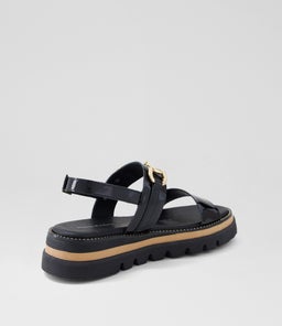 SABRI DJ BLACK PATENT LEATHER