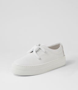 SHENA DJ WHITE WHITE SOLE LEATHER