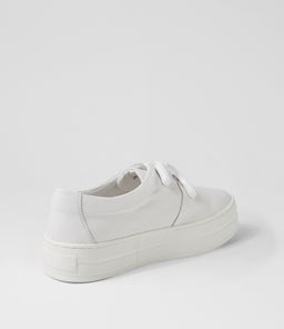 SHENA DJ WHITE WHITE SOLE LEATHER