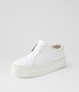 SYNTY DJ WHITE WHITE SOLE LEATHER