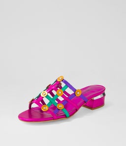 TYCHY DJ FUCHSIA MULTI LEATHER