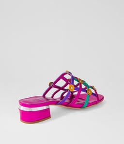 TYCHY DJ FUCHSIA MULTI LEATHER