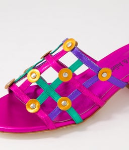 TYCHY DJ FUCHSIA MULTI LEATHER