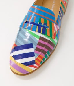 ULANI DJ STRIPE MULTI PATENT LEATHER
