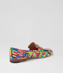 ULANI DJ PINK STRIPE MULTI PATENT LEATHER